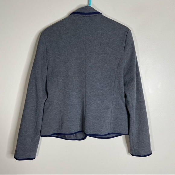 GAP Grey And Blue Two Button Blazer 12 - Picture 2 of 9